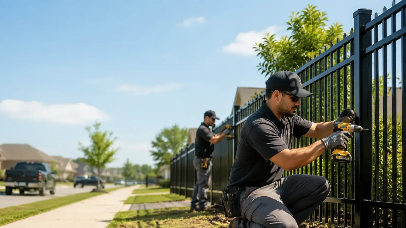 Metal Fence Installation in Alverda, PA